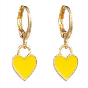 Yellow heart earrings ⭐️​​​​​​​​​​​​​​​​​​​​​​​​​​​​​​